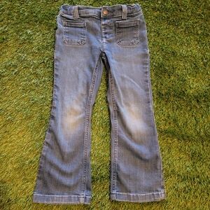 Cat & Jack Medium Blue Flare Denim Pants 5T